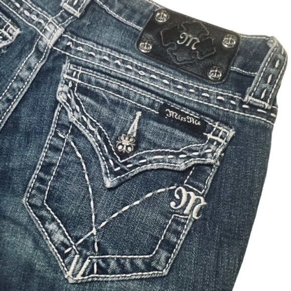 MISS ME Distressed Skinny Jeans - Size 27 - Picture 1 of 13